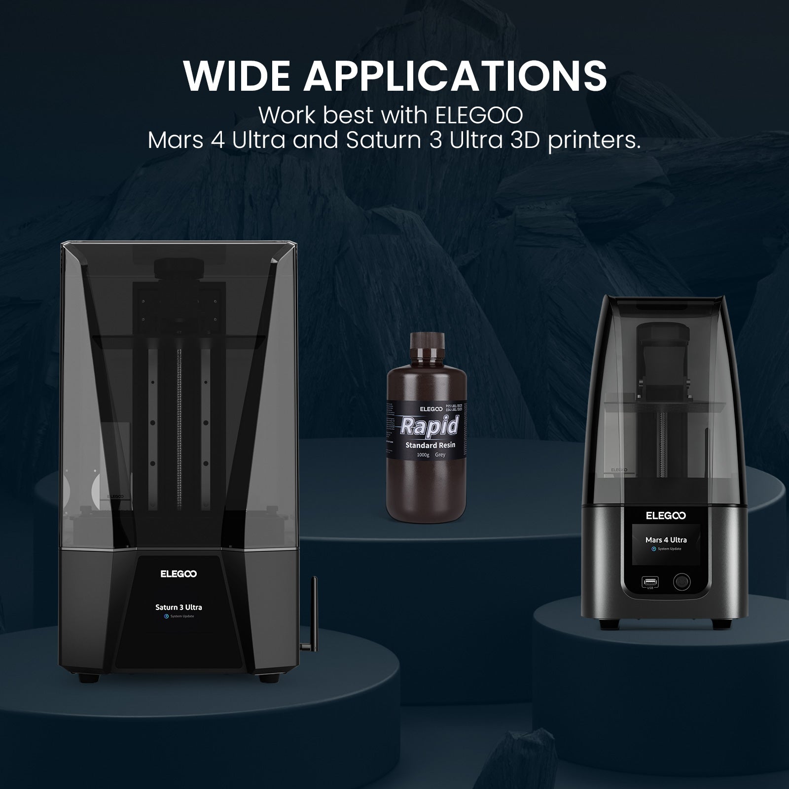 Elegoo Rapid Grey Resin - 1KG