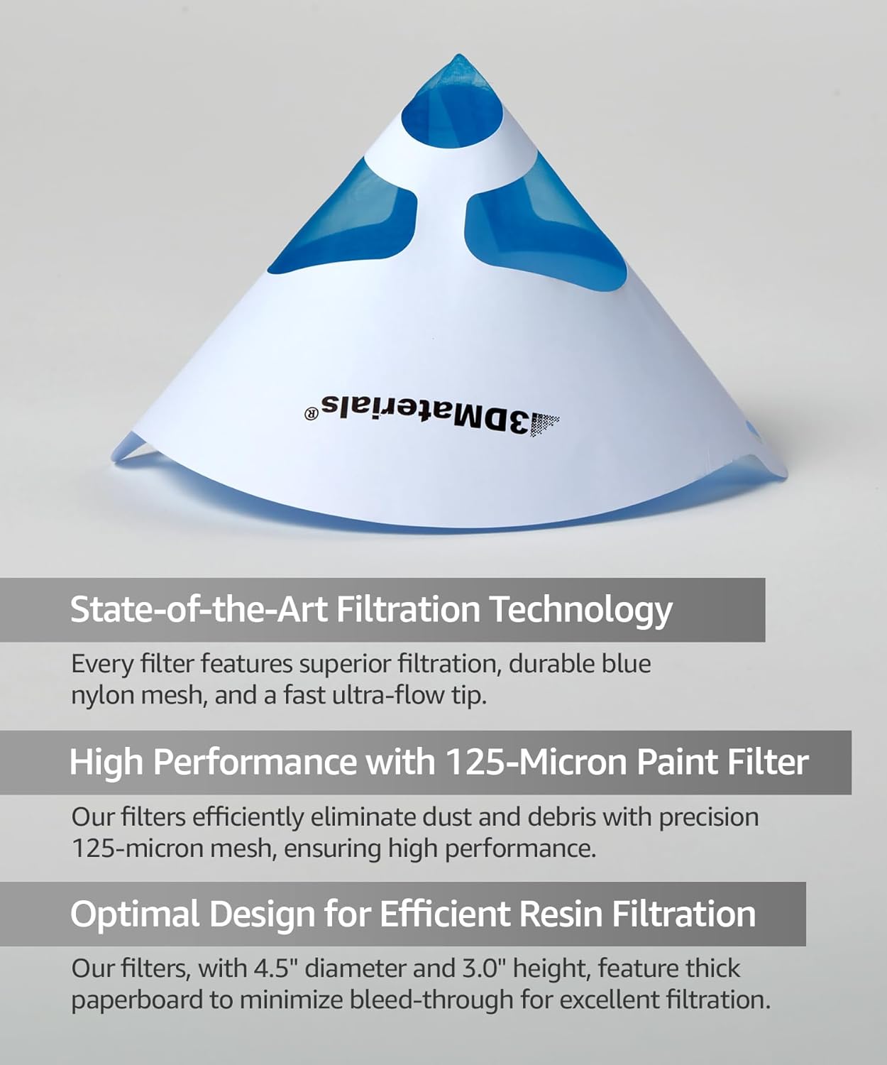 SuperFilter 1 pcs, 3D Printer Resin- and Paint- Strainer (Disposable Filter)
