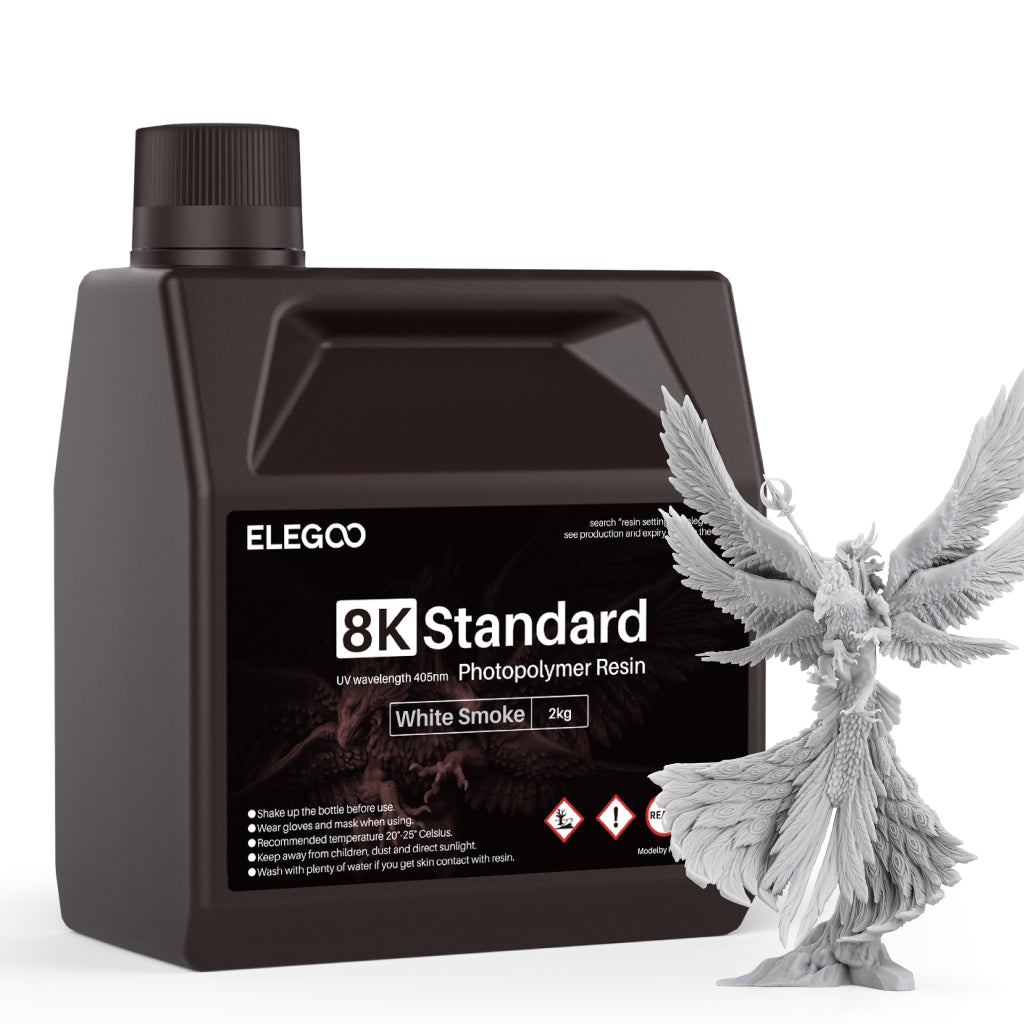 Elegoo 8K Standard White Smoke Resin - 2KG