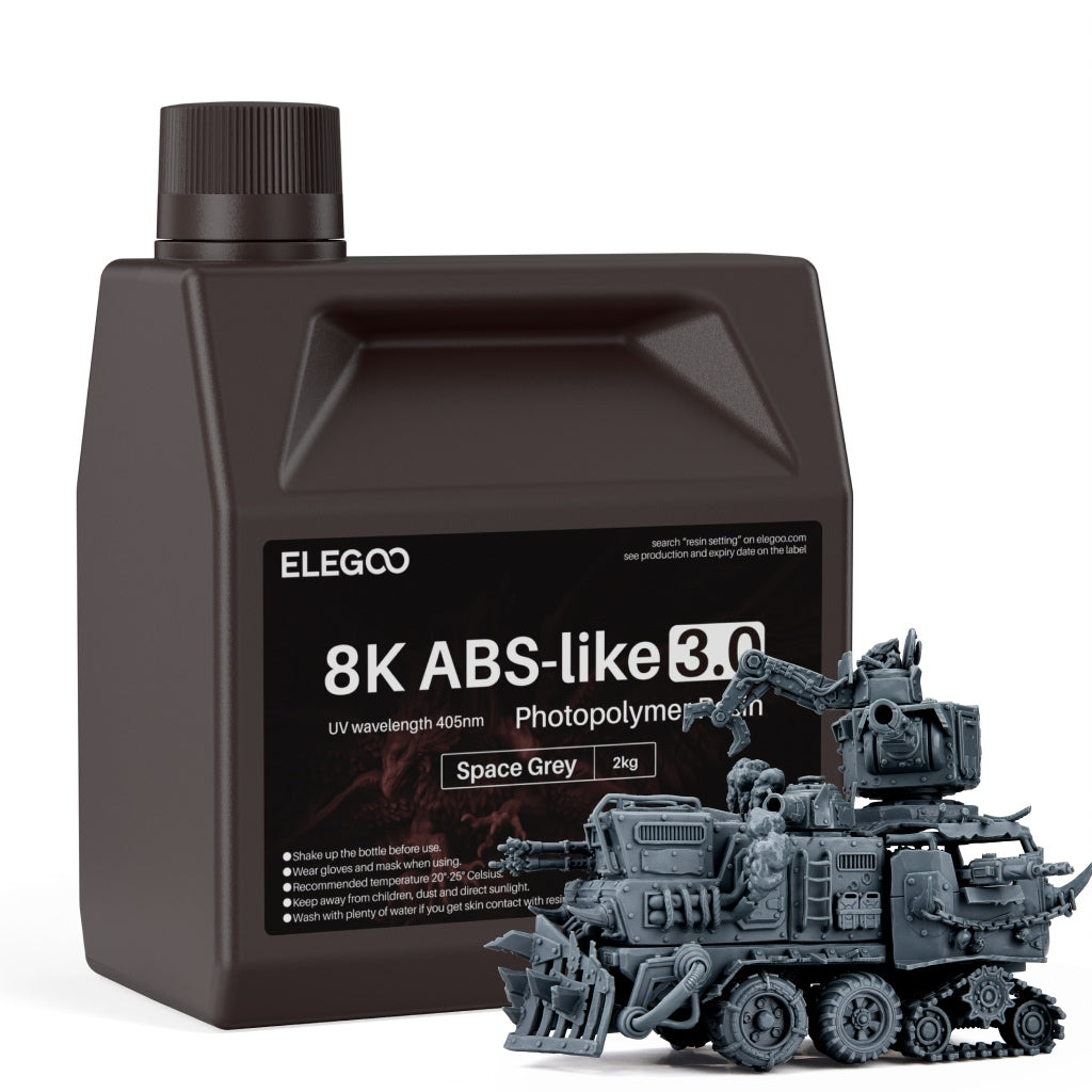 ELEGOO 8K ABS-Like 3.0 Resin 2kg Space Grey