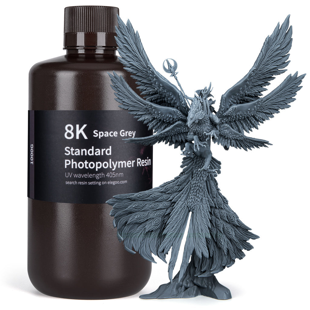 Elegoo 8K Standard Space Grey Resin - 1KG