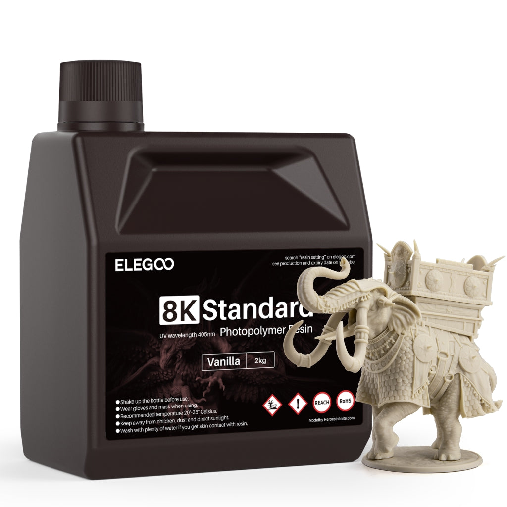Elegoo 8K Standard Vanilla Resin - 2KG