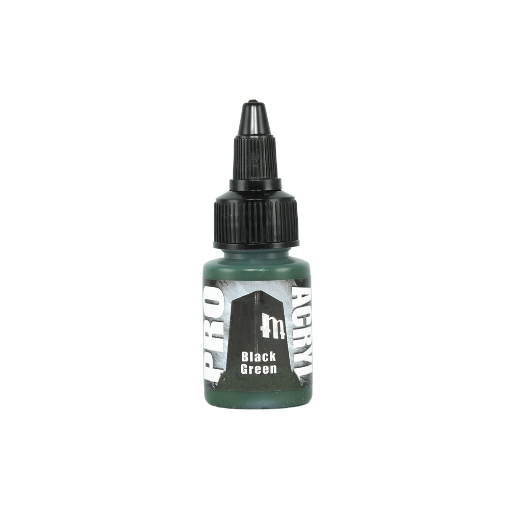 Pro Acryl Black Green hobby paint