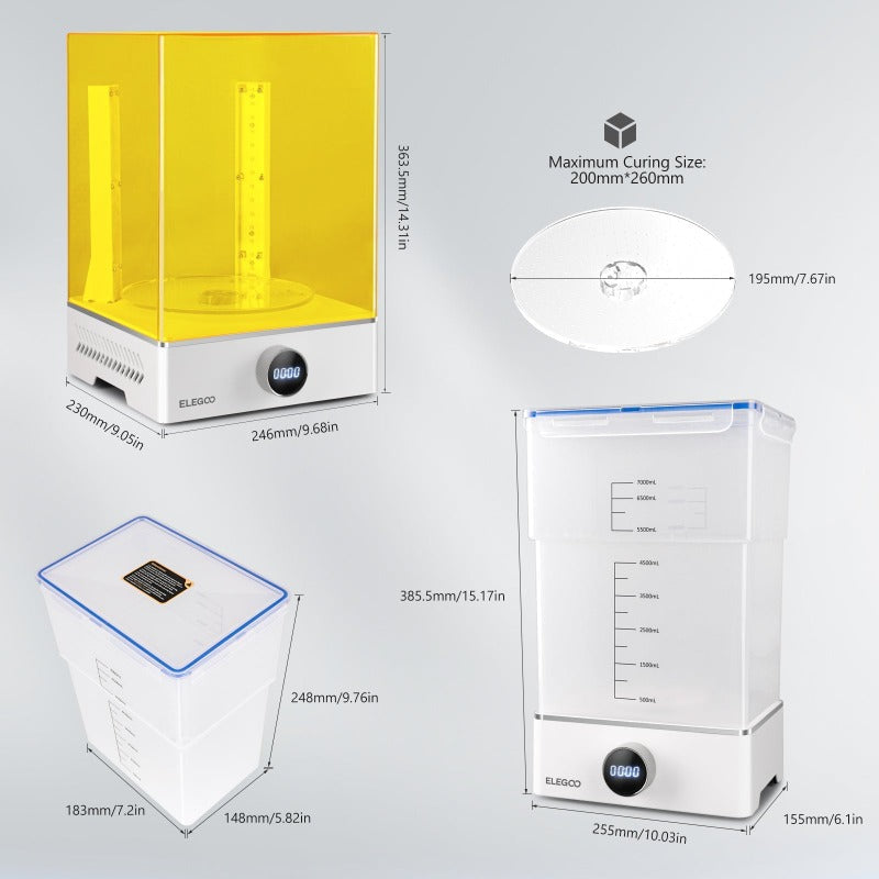 ELEGOO Mercury XS Wash and Cure Station